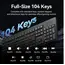 კლავიატურა და მაუსი Vention KTZB0-EN Wireless Full-Sized Silent Keyboard and Mouse EN layout Black - Primestore.ge