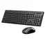 კლავიატურა და მაუსი Vention KTZB0-EN Wireless Full-Sized Silent Keyboard and Mouse EN layout Black - Primestore.ge