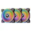 ქულერი Thermaltake Riing Quad 14 RGB Radiator Fan TT Premium Edition 3Pack (CL-F089-PL14SW-A)  - Primestore.ge