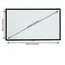 პროექტორის ელექტრო ეკრანი ALLSCREEN ELECTRIC PROJECTION SCREEN 200X200CM HD FABRIC CMP-8080 WITH REMOTE CONTROL 110 inch , 4 image - Primestore.ge