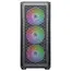 Case 2E G338 HEXAGON, Mid-Tower, ARGB, Gaming PC Case, Black, 3 image