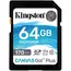 მეხსიერების ბარათი Kingston SDG3/64GB 64GB SDXC C10 UHS-I U3 R170/W70MB/s Canvas Go Plus  - Primestore.ge