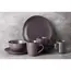 თეფში Ardesto AR2919GMC Dessert Plate Lucca, 19 cm, Ceramics Grey Brown - Primestore.ge