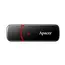 USB ფლეშ მეხსიერაბა Apacer USB2.0 Flash Drive AH333 64GB Black  - Primestore.ge