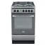 გაზქურა Oz OE 6040 IX OBK60X60X4E Coocker, 4Gas, Oven-Electric, 7Programm, Lighter, Convection, 3 Plates, 60x60x85, Silver  - Primestore.ge