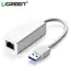 ლან ადაპტერი UGREEN CR111 (20255) USB to LAN Rj45 3.0 Gigabit Ethernet Adapter (White)  - Primestore.ge