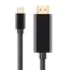 HDM კაბელი UGREEN MD101 (20848) mini DP male to HDMI cable black/ 1.5M Mini Display to HDMI , 2 image - Primestore.ge
