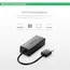 ლან ადაპტერი UGREEN EA20254 (20254) USB to LAN 10/100Mbps Ethernet Adapter (Black) , 4 image - Primestore.ge