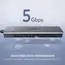 USB ჰაბი UGREEN CM219 (50985) UGREEN USB 3.0 4 Ports USB Hub Gray , 2 image - Primestore.ge