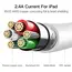 USB cable UGREEN US178 (20876) USB 2.0 to Micro USB + Lightning (2 in 1) Data Cable 1M, 4 image