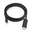 HDM კაბელი UGREEN MD101 (20848) mini DP male to HDMI cable black/ 1.5M Mini Display to HDMI , 4 image - Primestore.ge