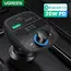 მობილურის დამტენი UGREEN CD229 (80910) Bluetooth Car Charger BT5.0, PD, QC3.0, USB Flash Drive, TF, Black , 4 image - Primestore.ge