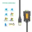 ადაპტერი UGREEN CR104 (20222) USB to DB9 RS232 Adapter Cable 2m , 6 image - Primestore.ge