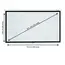 პროექტორის ეკრანი ALLSCREEN MANUAL PROJECTION SCREEN 213X169CM 16:9 HD FABRIC CWP-213169 Diagonal 107 inch / 271 CM , 5 image - Primestore.ge