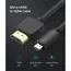 HDMI კაბელი UGREEN HD127 (30102) Micro HDMI to HDMI Cable 1.5m (Black) , 6 image - Primestore.ge