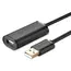 USB დამაგრძლებელი UGREEN US121 (10319) USB 2.0 Active Extension Cable with Chipset 5m (Black) , 2 image - Primestore.ge