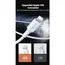 კაბელი UGREEN USB-A Male to Lightning Male Cable Nickel Plating ABS Shell 1m (Black) , 4 image - Primestore.ge