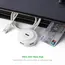 USB ჰაბი UGREEN CR106 (20270) USB 2.0 4 PORTS HUB 1M WHITE , 6 image - Primestore.ge