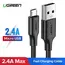 USB კაბელი UGREEN US289 (60137) 1.5m usb 2.0 male to micro usb data cable black , 5 image - Primestore.ge