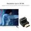 კუთხის HDMI ადაპტერი UGREEN HD112 (20109) HDMI Male to Female Adapter Down , 2 image - Primestore.ge