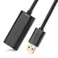 USB დამაგრძლებელი UGREEN US121 (10319) USB 2.0 Active Extension Cable with Chipset 5m (Black) , 4 image - Primestore.ge