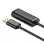 USB დამაგრძლებელი UGREEN US121 (10319) USB 2.0 Active Extension Cable with Chipset 5m (Black) , 3 image - Primestore.ge
