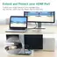 კუთხის HDMI ადაპტერი UGREEN HD112 (20109) HDMI Male to Female Adapter Down , 5 image - Primestore.ge