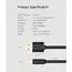 USB კაბელი UGREEN (10310) USB Male to Male Cable 1.5m (Black) , 4 image - Primestore.ge