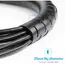 კაბელ მენეჯმენტი UGREEN 30820 Protection Tube DIA 25mm 5m (Black) , 2 image - Primestore.ge