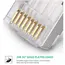 ქსელის კაბელის კონექტორი UGREEN NW111 (50248) Connector Cat6 Shielded Crystal Head 100 Pack , 2 image - Primestore.ge