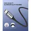 USB კაბელი UGREEN US290 (60146) USB 2.0 A to Micro USB Cable Nickel Plating Aluminum Braid 1m (Black) , 6 image - Primestore.ge