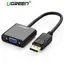 ადაპტერი UGREEN DP109 (20415) DP Male to VGA Female Converter  Black DP To VGA  - Primestore.ge