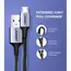 USB კაბელი UGREEN US290 (60146) USB 2.0 A to Micro USB Cable Nickel Plating Aluminum Braid 1m (Black) , 7 image - Primestore.ge