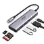 USB-C ჰაბი UGREEN CM511 (60384), 5-in-1 Adapter, USB-C Hub to 3xUSB3.0, HDMI, TF/SD, Gray , 5 image - Primestore.ge