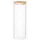 ქილა Ardesto Jar Fresh, 1300 ml, square, glass, bamboo  - Primestore.ge