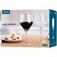 ღვინის ჭიქები Ardesto Wine glasses set Loreto 6 pcs, 440 ml, glass , 2 image - Primestore.ge