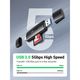 ბარათის წამკითხველი UGREEN CM304 (80191) Multifunction Card Reader, USB-A, USB-C, SD/TF, Black , 3 image - Primestore.ge
