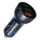 Car charger Baseus Particular Digital Display QC+PPS Dual Quick Charger Car Charger 65W CCKX-C0G, 2 image