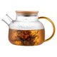 Ardesto Tea pot, 1000 ml, borosilicate glass, bamboo, 2 image