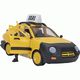 Toy taxi vehicle FORTNITE JOY RIDE TAXI VEHICLE FNT0817, 2 image