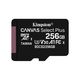 ფლეშ მეხსიერების ბარათი Kingston 256GB microSDXC Canvas Select Plus 100R A1 C10 ( SDCS2/256GBSP) ( Single Pack W/O Adapter)  - Primestore.ge