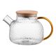 ჩაის დასაყენებელი Ardesto Tea pot, 1000 ml, borosilicate glass, bamboo , 3 image - Primestore.ge