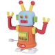 პლასტელინი PAULINDA Super Dough Paulinda Robot Crafting Tool, auto-step, eyes orange  - Primestore.ge