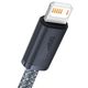 კაბელი Baseus Dynamic Series Fast Charging USB Data Cable Lightning 2.4A 2M CALD000516 , 2 image - Primestore.ge