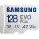 მეხსიერების ბარათი Samsung EVO Plus A2 V30 microSDXC UHS-I 128GB сlass10  - Primestore.ge