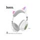 ყურსასმენი Hoco ESD13 Skill cat ear BT headphones White , 2 image - Primestore.ge
