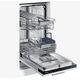 Dishwasher SAMSUNG - DW50R4040BB/WT, 4 image