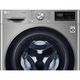 Washing machine LG F4V5VG2S - 9/6 KG, 1400 RPM, Silver, 2 image