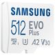 მეხსიერების ბარათი Samsung EVO Plus A2 V30 microSDXC UHS-I 512GB сlass10 , 2 image - Primestore.ge