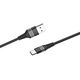 USB კაბელი Hoco DU46 Charging data cable (Type-c) Black , 2 image - Primestore.ge